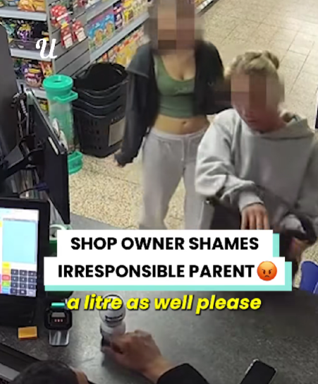 Shop Owner Calls Out Parent’s Shocking Behavior — Store CCTV Sparks Heated Debate Online!