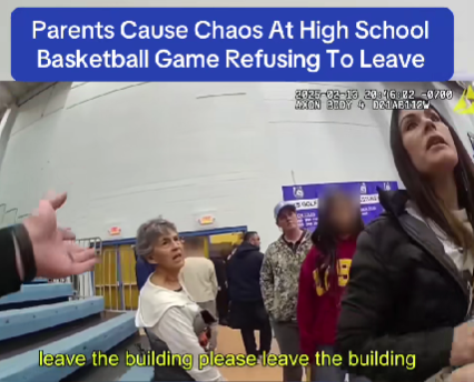 Parents Cause Chaos at High School Basketball Game — Refuse to Leave as Officers Step in