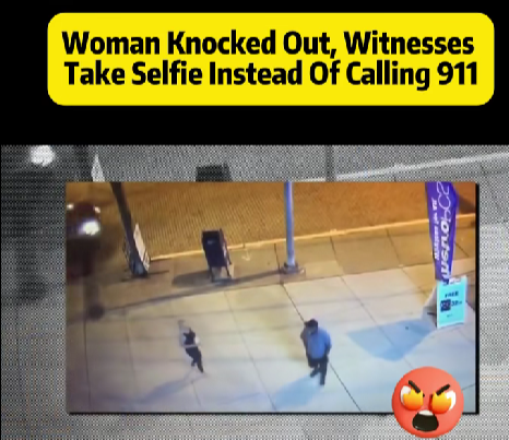 Woman Collapses on Street — But Instead of Helping, Bystanders Take Selfies