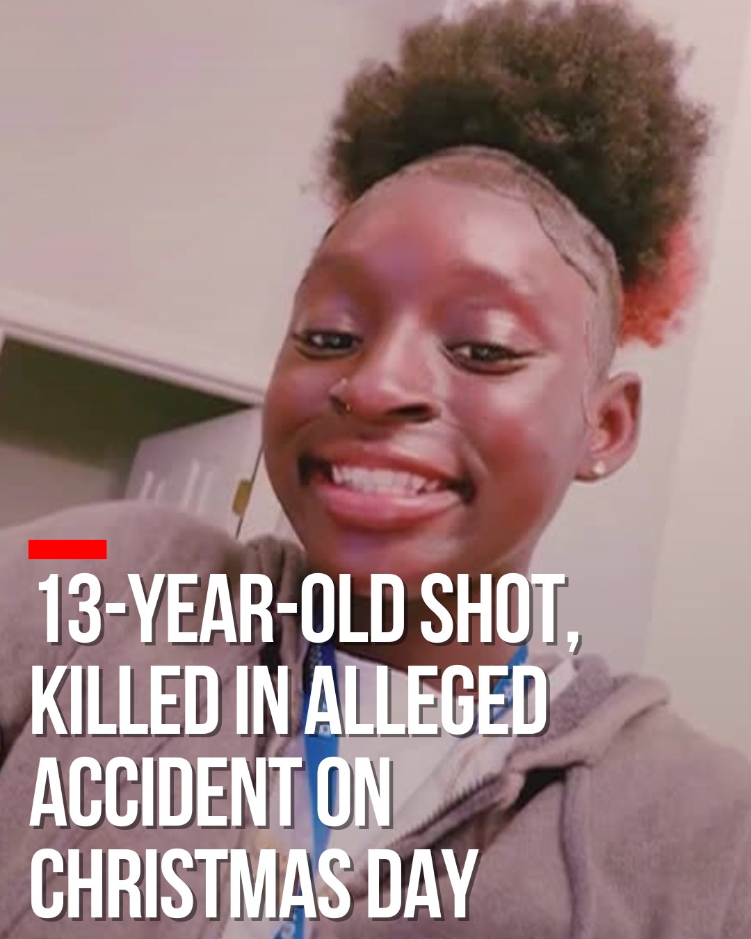 13-year-old shot, killed in alleged accident on Christmas Day