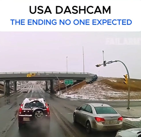 Dashcam Captures Wild Highway Moment — And the Final Twist Leaves Drivers Speechless