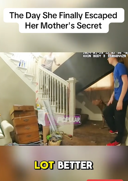 The Day She Finally Escaped Her Mother’s Secret  — What Police Found Inside the House Changed Everything