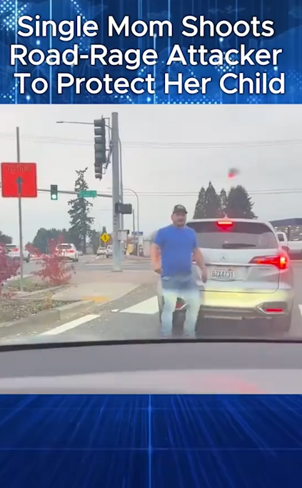 Road-R@ge Turns Terrifying — Single Mom Fires to Protect Her Child in Split-Second Decision