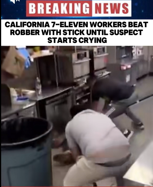 7-Eleven Employees Subdue Robbery Suspect in Violent Store Confrontation