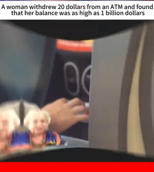 She Took Out Just $20… Then the ATM Showed a Number That Left Everyone Stunned