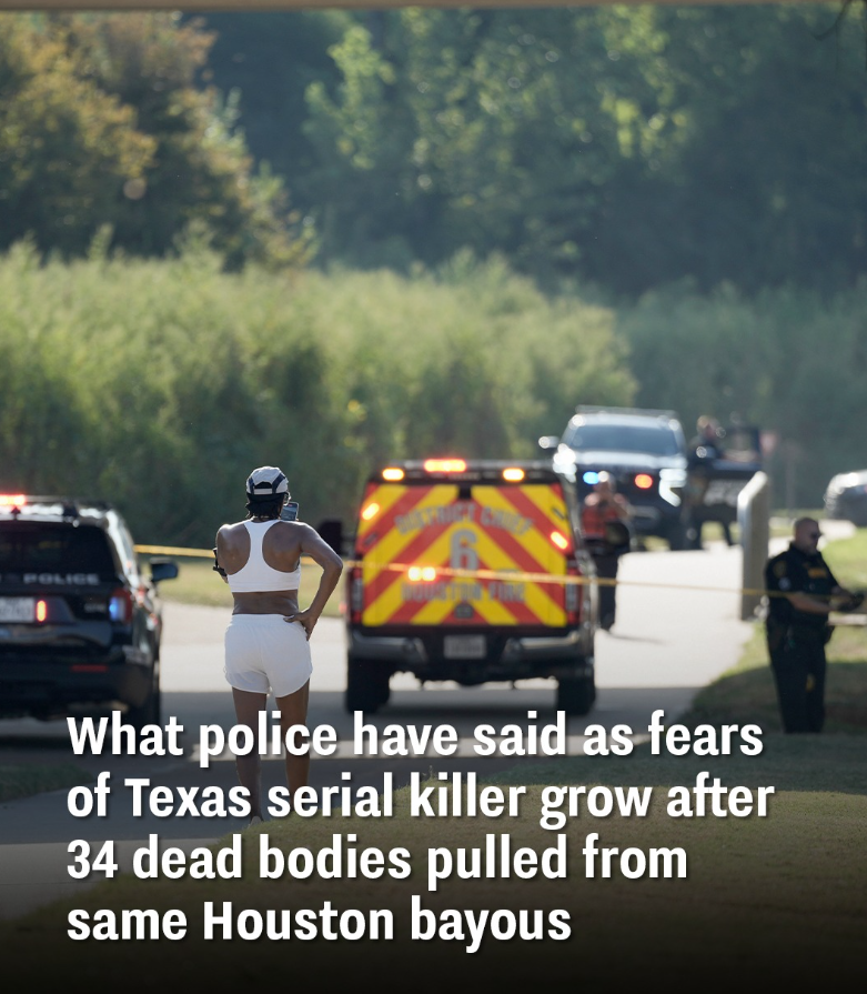 What police have said as fears of Texas serial killer grow after 34 dead bodies pulled from same Houston bayous