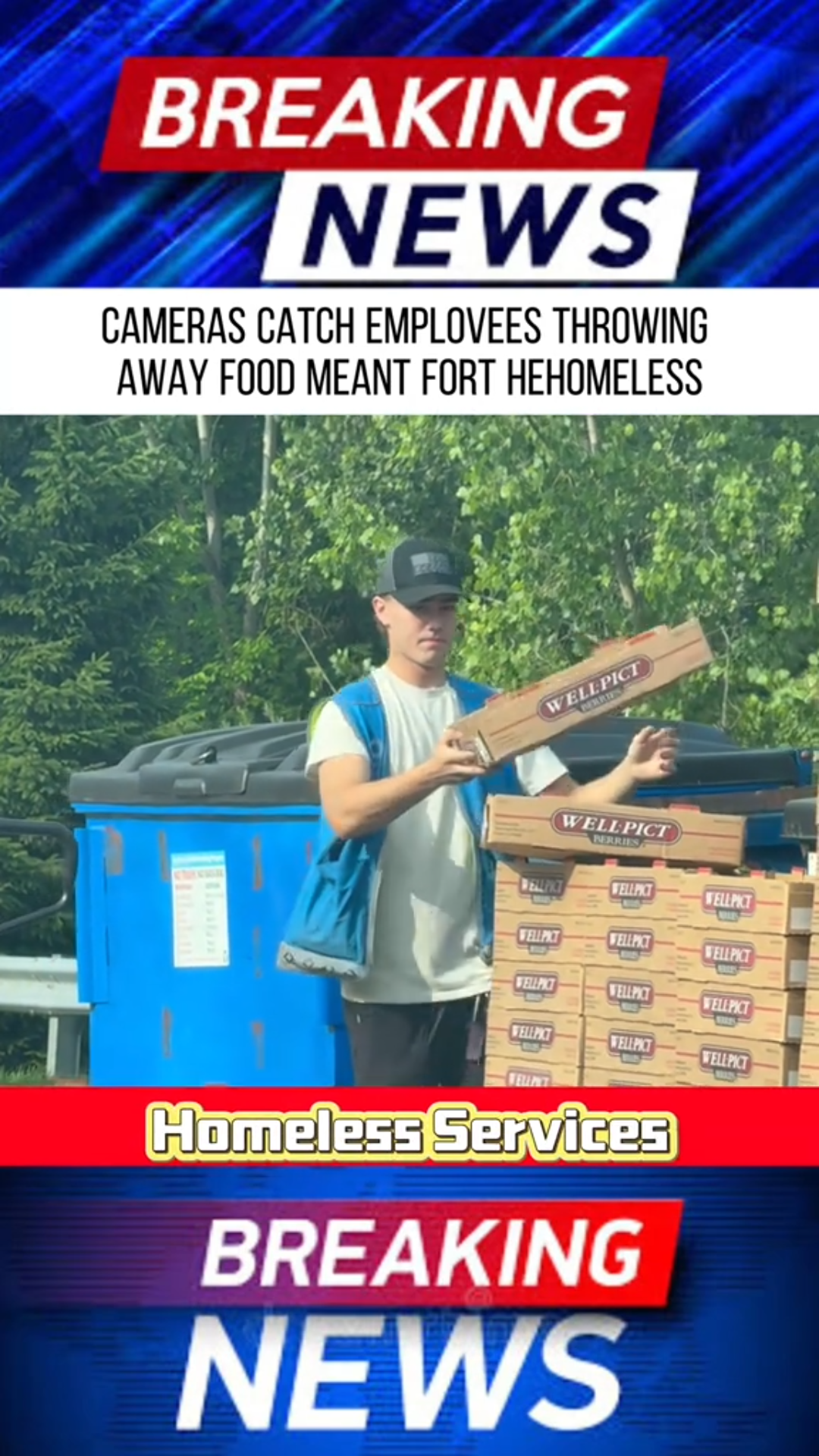 Cameras Catch Employees Throwing Away Food Meant for the Homeless