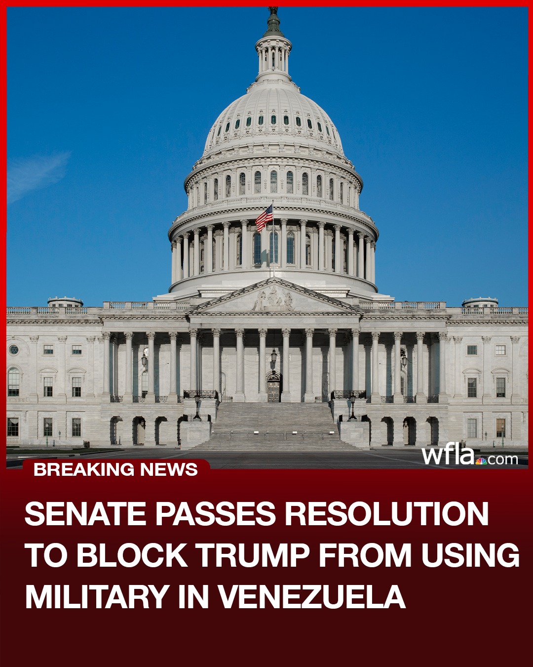 Senate advances resolution to block Trump from using military in Venezuela