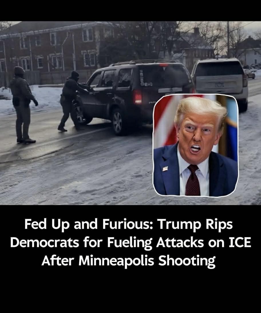 Fed-Up Trump Lets ‘Radical Left’ Dems Have It Over Incitement of Violence Against ICE