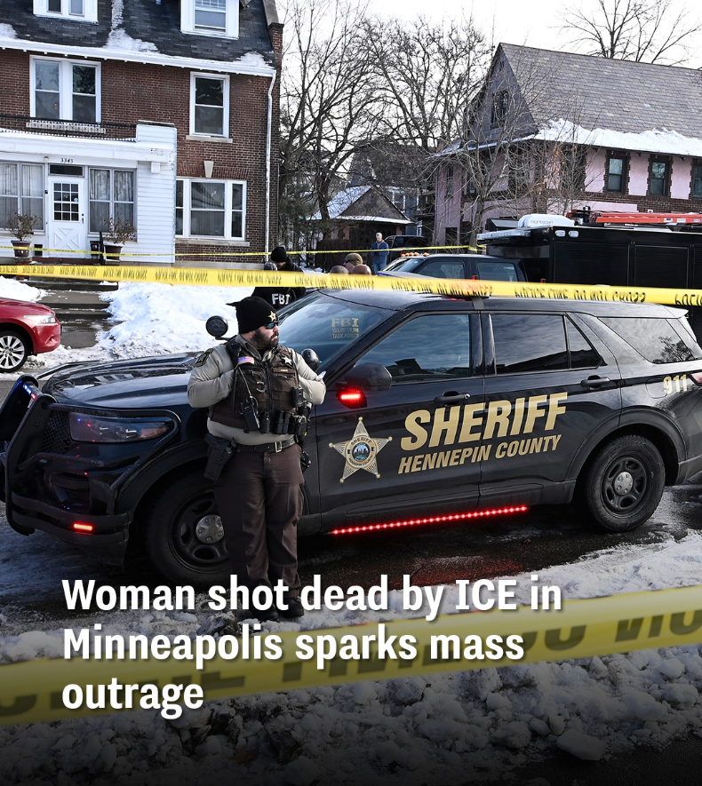 Woman shot dead by ICE in Minneapolis sparks mass outrage