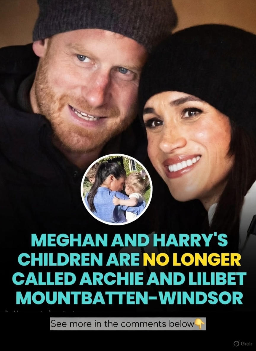 Prince Harry And Meghan Markle Announce New Names For Both Their Children