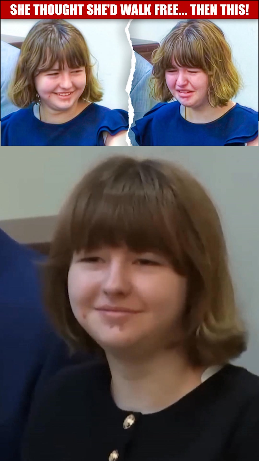 Teen Smiles in Court, Thinks She’s Going Home — Then the Video Plays