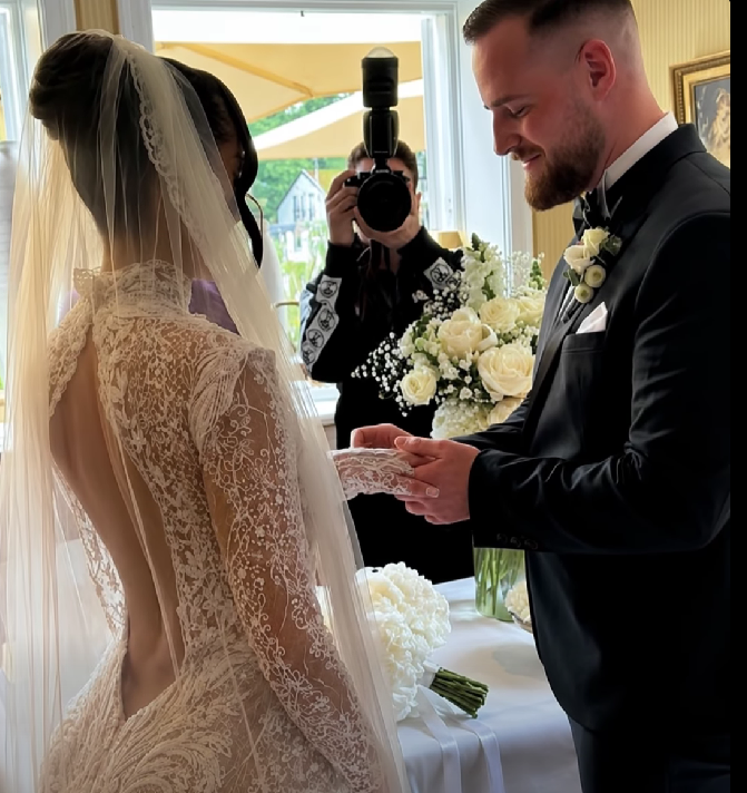 A beautiful wedding until he discovered his bride was