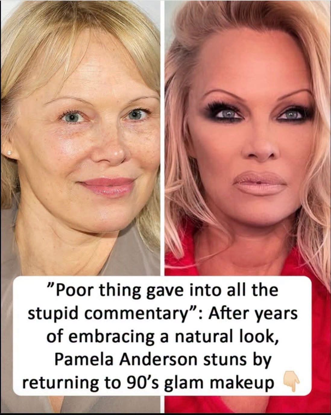 Pamela Anderson stuns fans after returning to her iconic ’90s look