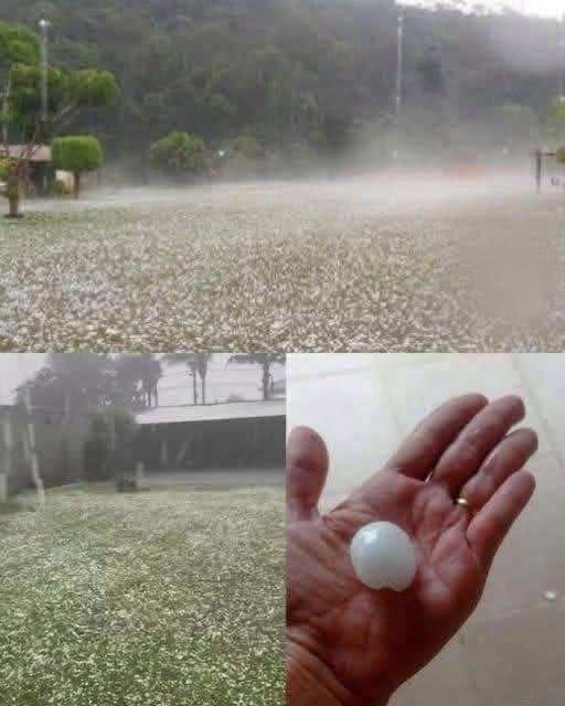 Giant Hail Left This Town Counting the Damage
