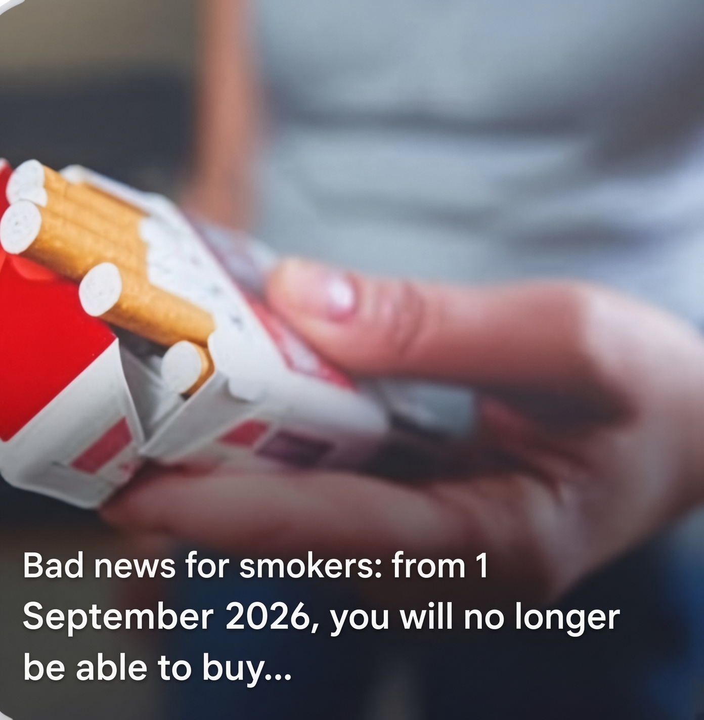 Price per pack of cigarettes: tax, margin and increase
