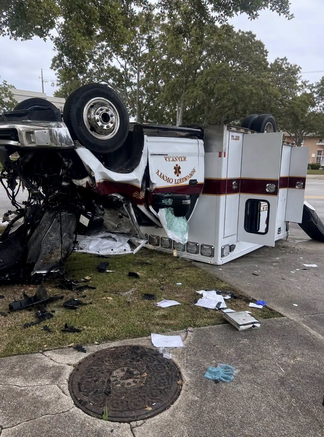 9 injured, including newborn child, in ambulance rollover crash…See more